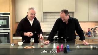 How to make a frappé coffee using an aerolatte milk frother [upl. by Kieger933]