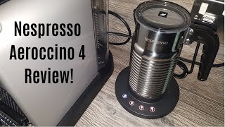 Nespresso Aeroccino 4 Milk Frother Review  Worth upgrading from the Aeroccino 3 [upl. by Goldsmith]