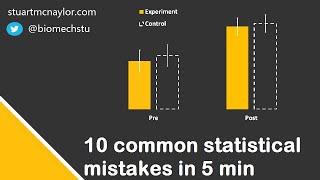 Ten Statistical Mistakes in 5 Min [upl. by Aicened]