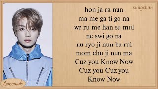 NCT U  Know Now Easy Lyrics [upl. by Laitselec]