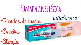 Resenha PomadaAndantol Gel [upl. by Chantalle]