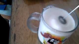 Aerolatte Review Frothing Cold Milk In Under 1 Minute [upl. by Elish]